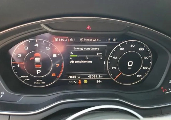 Audi A4 cena 49900 przebieg: 70000, rok produkcji 2019 z Lubawa małe 56